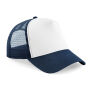 Kinderpet in mesh, verstelbaar aan de achterkant. French Navy / White One Size