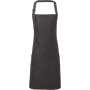 Halterschort met bovenstuk "Denim" Black Denim One Size