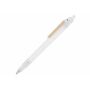Balpen paperclip Oceanbound Plastic - Transparant Wit