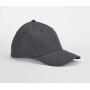 EARTHAWARE® ORGANIC COTTON STRETCH-FIT CAP, GRAPHITE GREY, S/M, BEECHFIELD