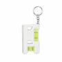MAGEVEL - Magnetische waterpas ABS sleutelha - Wit