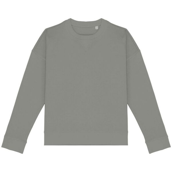 Ecologische damessweater met afhangende mouwen