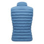IQONIQ Meru dames gerecycled polyester bodywarmer, moon blue (XXS)