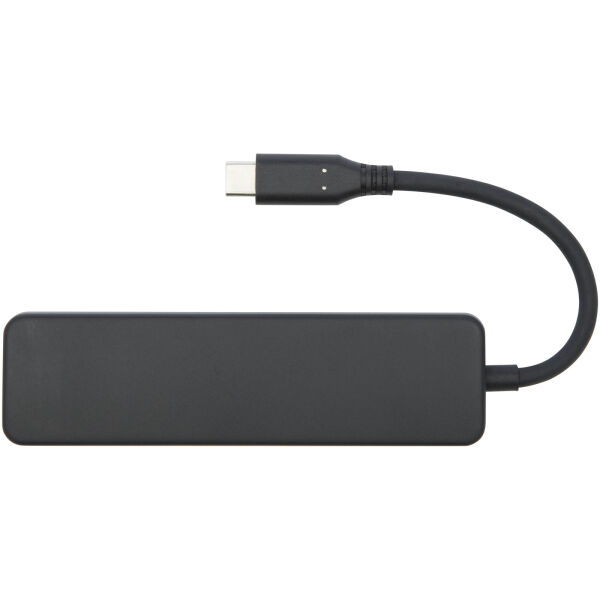 Loop RCS gerecyclede plastic multimedia-adapter USB 2.0-3.0 met HDMI-poort - Zwart