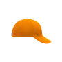 6 Panel Cap Laminated orange one size