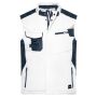 Craftsmen Softshell Vest - STRONG - white/carbon 6XL