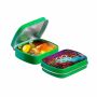 Mini scharnierblikje met snoep, Groen, Jelly beans