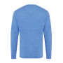 Iqoniq Denali gerecycled katoen sweater ongeverfd, heather blue (XS)