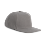 Pet Snapback - 5 panelen Light Grey One Size Pet Snapback - 5 panelen Light Grey One Size