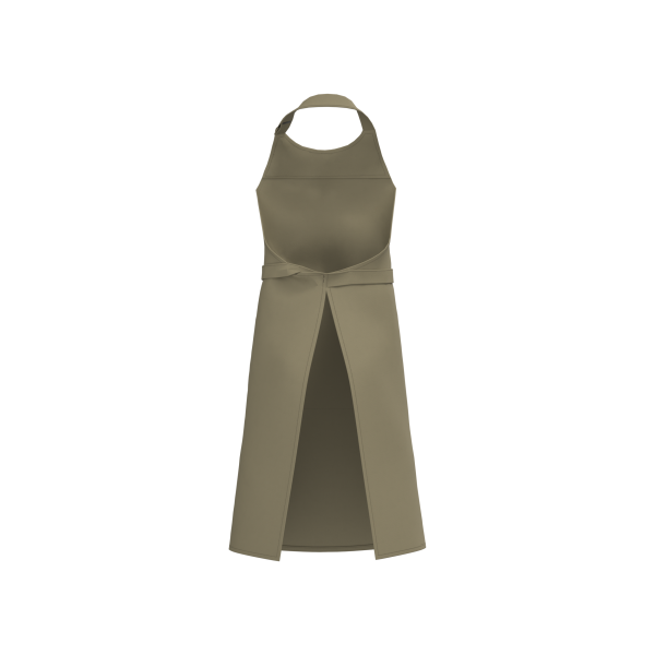 Schort met zak van biologisch katoen Light Olive Green One Size Schort met zak van biologisch katoen Light Olive Green One Size