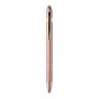 SCRIBBLE - Gerecyclede aluminium pen - Beige/rood
