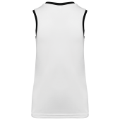 Basketbalshirt voor dames White / Black 3XL