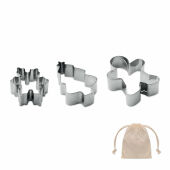 COOKIES - Set kerstkoekjes-uitstekers - Beige