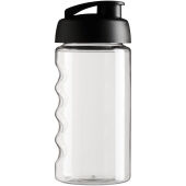 H2O Active® Bop 500 ml sportfles met flipcapdeksel - Transparent/Zwart