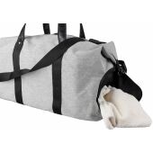 600D rPET polyester sporttas Desmond - lichtgrijs