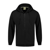 L&S Sweater Hooded Cardigan black 3XL