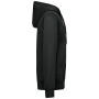 Gerecycled sweater met rits en capuchon uniseks Dark Grey 4XL