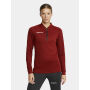 Extend Half Zip W Rhubarb M