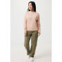 IQONIQ Etosha lichtgewicht gerecycled katoen sweater, peach nectar (S)