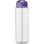 H2O Active® Vibe 850 ml sportfles met tuitdeksel - Transparant/Paars