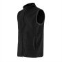 RECYCLED FLEECE VEST, BLACK, XS, NEUTRAL RECYCLED FLEECE VEST, BLACK, XS, NEUTRAL
