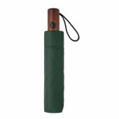 RAYNA FOLD - 21" auto paraplu houten greep - Groen