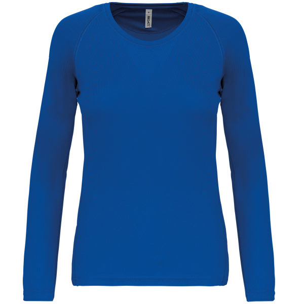 Ladies' long-sleeved sports T-shirt Sporty Royal Blue M Ladies' long-sleeved sports T-shirt Sporty Royal Blue M