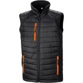 black/orange