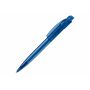 Balpen Cube transparant - Transparant Blauw