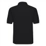 RUS Men Classic Polycotton Polo, Black, 5XL