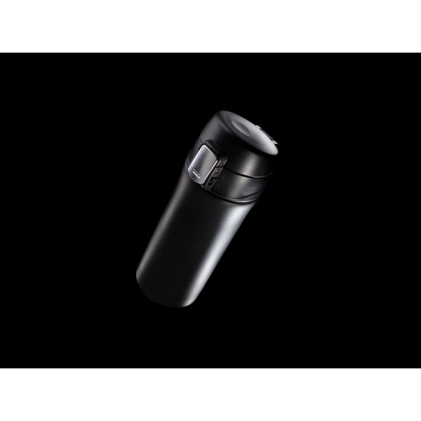 RCS gerecycled roestvrijstalen easy lock lekvrije vacuüm mok, zwart RCS gerecycled roestvrijstalen easy lock lekvrije vacuüm mok, zwart