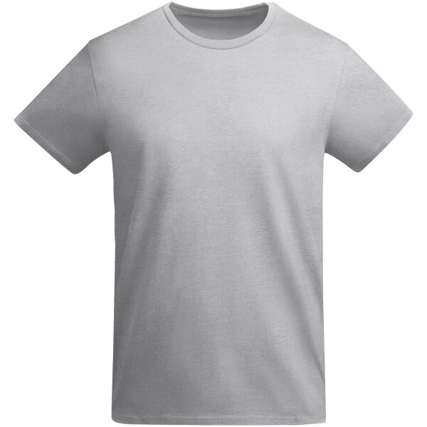 Breda short sleeve kids t-shirt - Marl Grey - 11/12