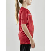 EVOLVE TEE JR BRIGHT RED 122/128