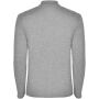 Estrella herenpolo met lange mouwen - Marl Grey - 3XL