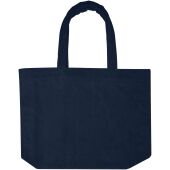 Siam GRS gerecyclede badstof stranddraagtas 13 l - Marineblauw