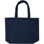 Siam GRS gerecyclede badstof stranddraagtas 13 l - Navy
