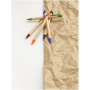 Berk recycled carton and corn plastic ballpoint pen (black ink) - Orange