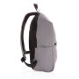 Schicker PU 15.6" Laptop-Rucksack, grau