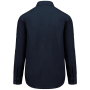 Overhemd in onderhoudsvriendelijk polykatoen-popeline heren Navy XS