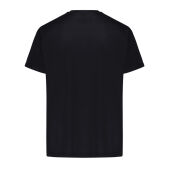 IQONIQ Tikal gerecycled polyester sneldrogend sport t-shirt, zwart (XXS)
