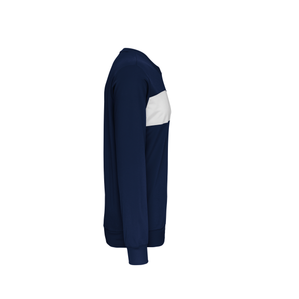 Polyester-Sweatshirt Sporty Navy / White 4XL Polyester-Sweatshirt Sporty Navy / White 4XL