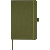 Honua A5 notitieboek van gerecycled papier met gerecyclede PET cover - Bosgroen