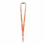 Polyester tubulaire keycord met metalen klem
