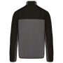 Herenjasje in twee stoffen black / dark grey heather XS