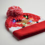SHIMAS LIGHT - Gebreide kerstmuts LED - Rood