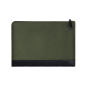 VINGA Marlow RCS recycled polyester 16" laptop sleeve, groen, zwart VINGA Marlow RCS recycled polyester 16" laptop sleeve, groen, zwart