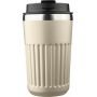 Recycled roestvrijstalen thermosbeker (400 ml) Chiara beige