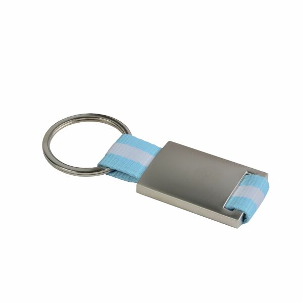 Metalen sleutelhanger Tondoe | Nylon | 8,7×3,5×5cm | In geschenkdoos | LichtBlauw-Wit Metalen sleutelhanger Tondoe | Nylon | 8,7×3,5×5cm | In geschenkdoos | LichtBlauw-Wit