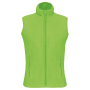 Bodywarmer van microfleece dames Lime 3XL
