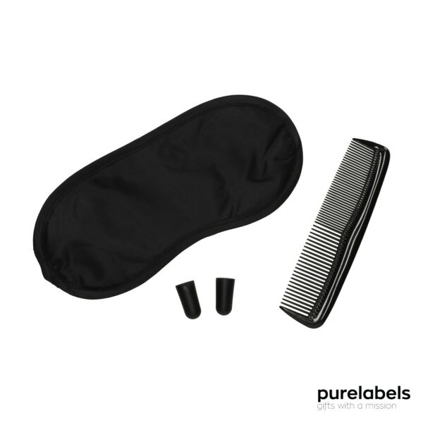 NORLÄNDER Dull PU Toilettas Met Reisset Eco Lining Zwart | Origineel Relatiegeschenk NORLÄNDER Dull PU Toilettas Met Reisset Eco Lining Zwart | Origineel Relatiegeschenk